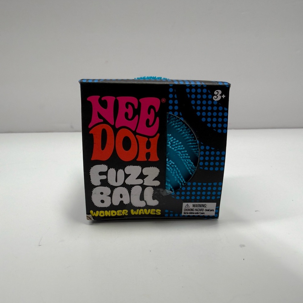NeeDoh fuzz ball wonder waves blue